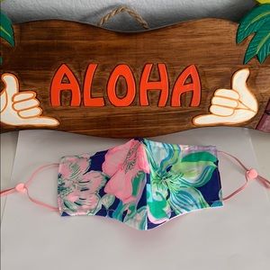 Lilly Pulitzer face mask